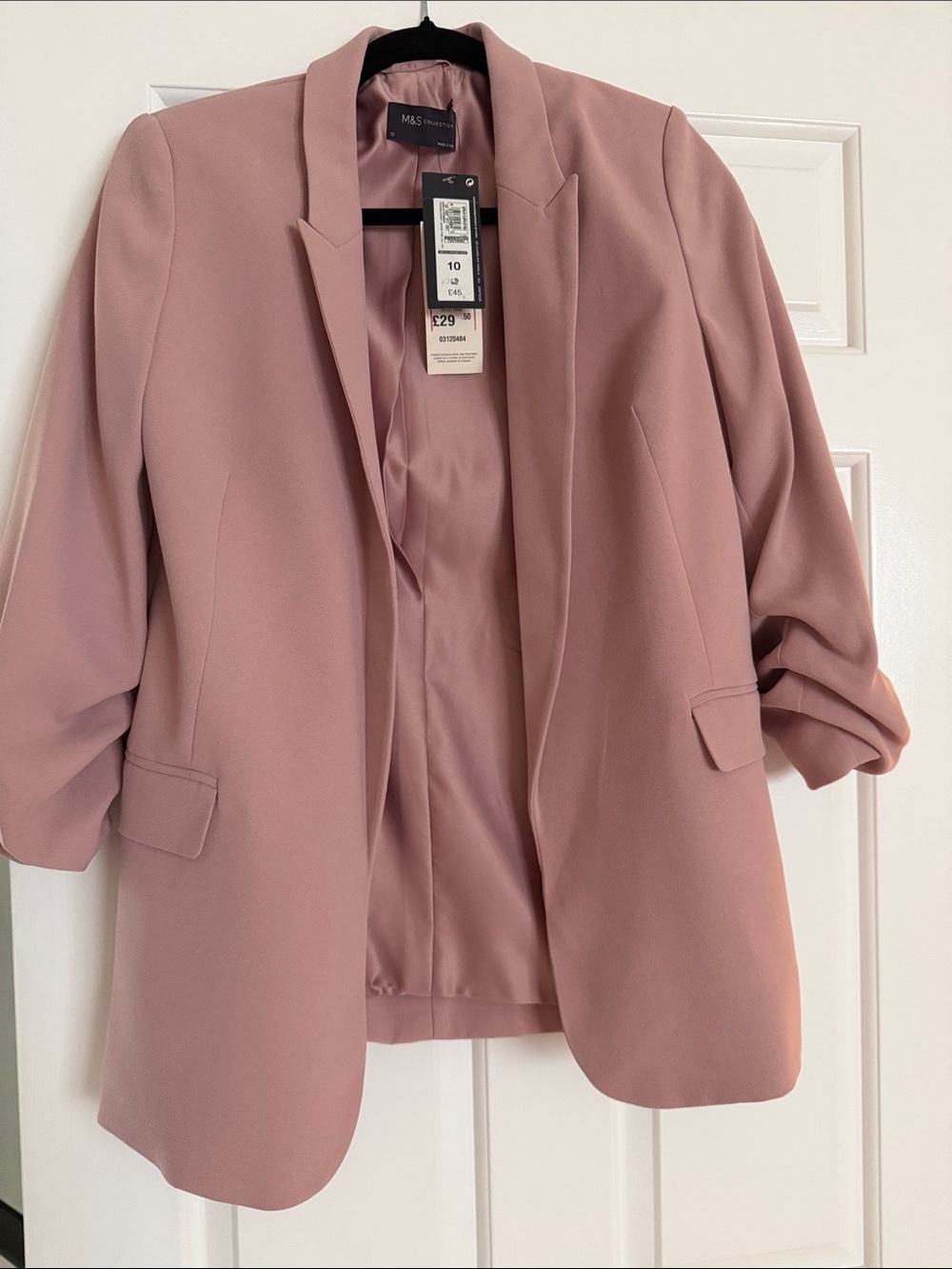 M&S Collection Women's Dusty Pink Blazer